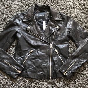 Madewell leather jacket
